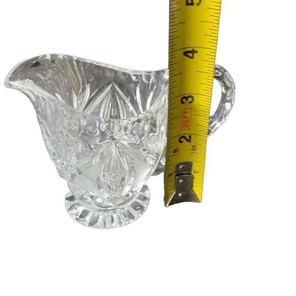 Vintage Crystal Footed Creamer Exquisite Design and Timeless Charm - Picture 12 of 13